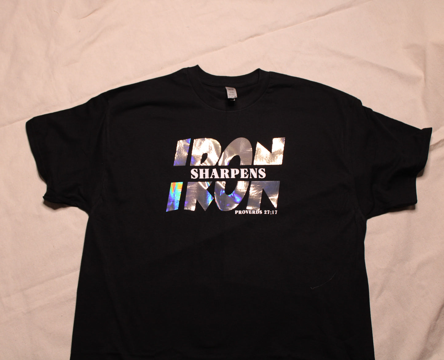 Inspirational Graphic T-Shirt | Iron Sharpens T-Shirt