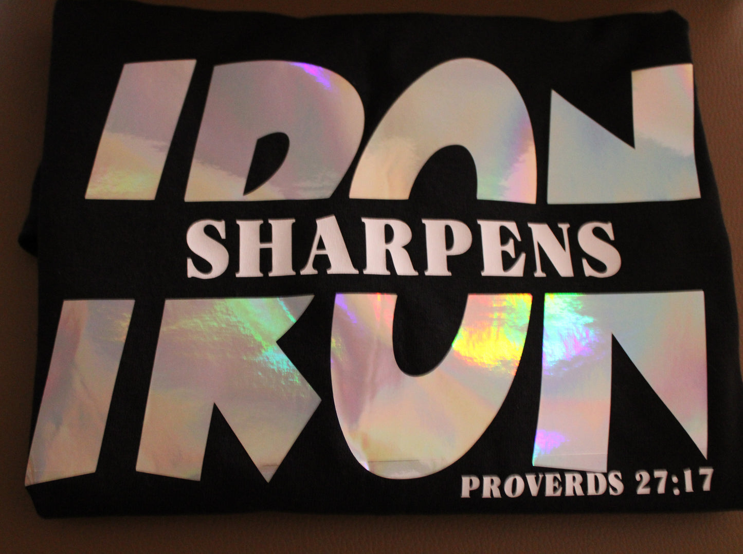 Inspirational Graphic T-Shirt | Iron Sharpens T-Shirt