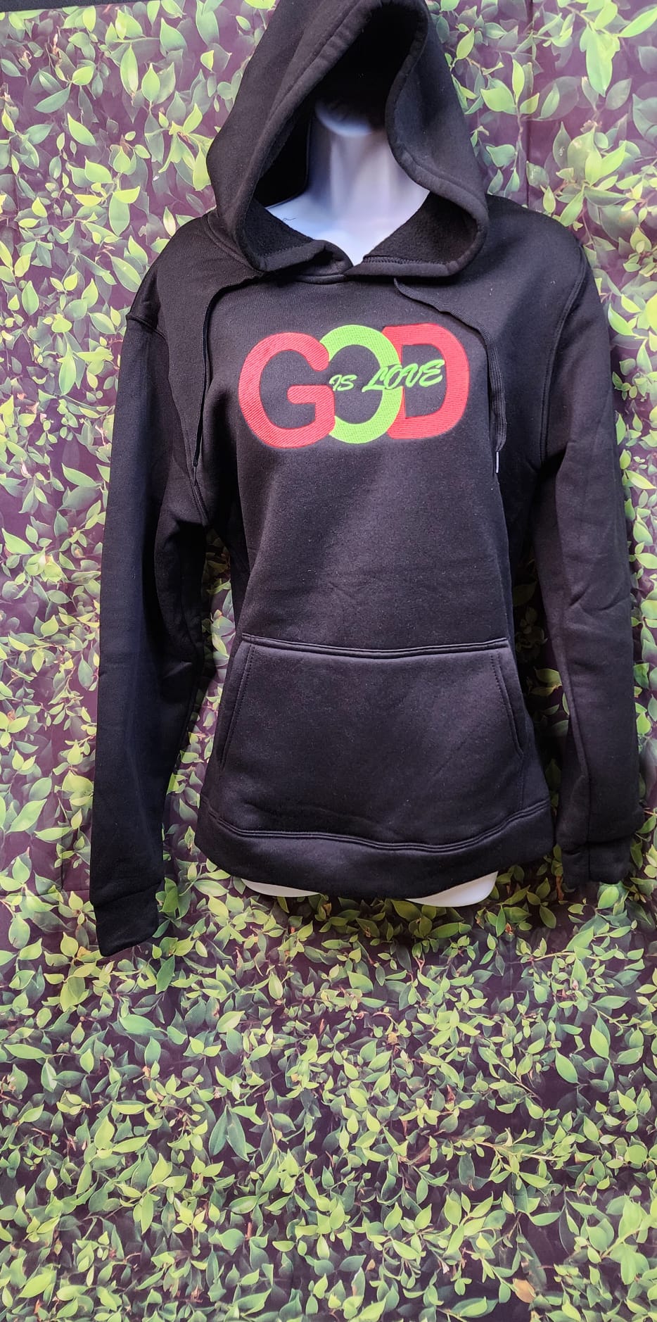 God is love Embroidered Hoodie| Unisex Hoodie