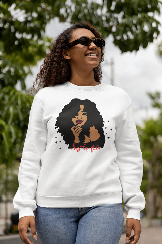 Soft Life Vibe Crewneck Sweatshirt| Graphic design Sweatshirt