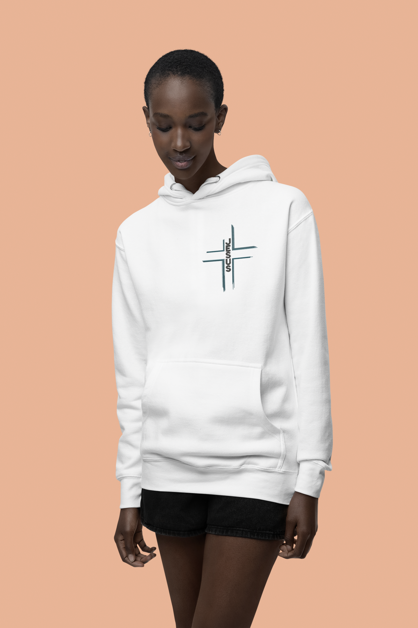 Because of Jesus Hoodie