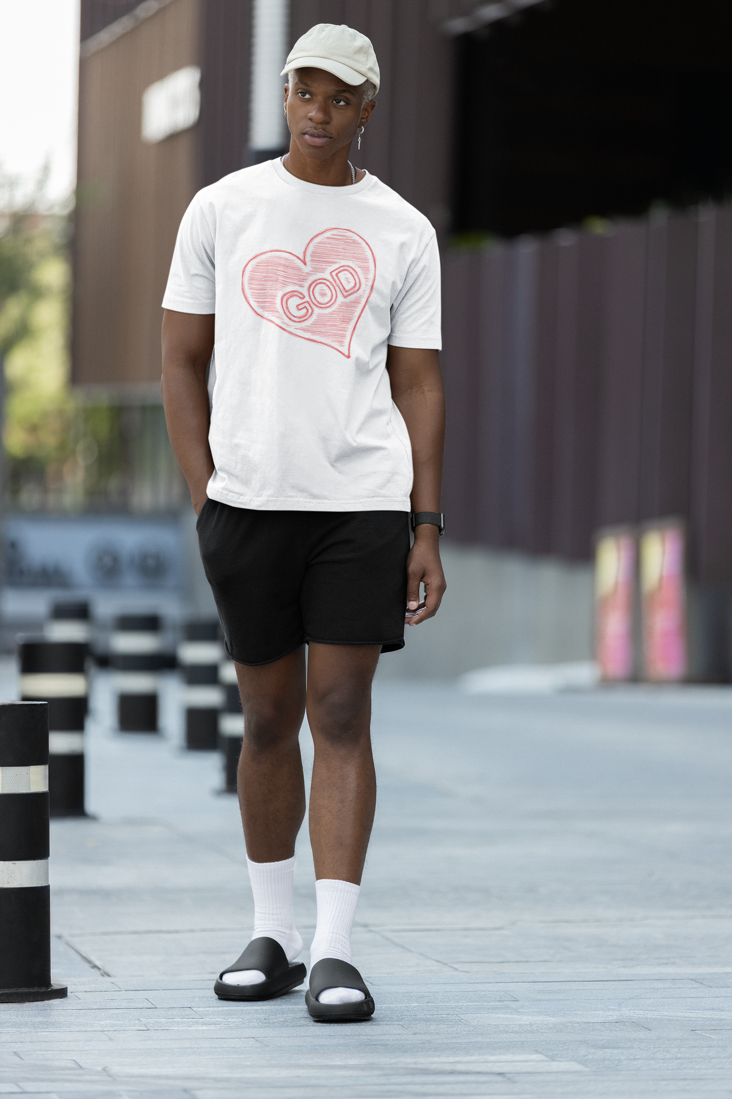 GOD Sketch Short Sleeve T-Shirt| Sketch Graphic Design