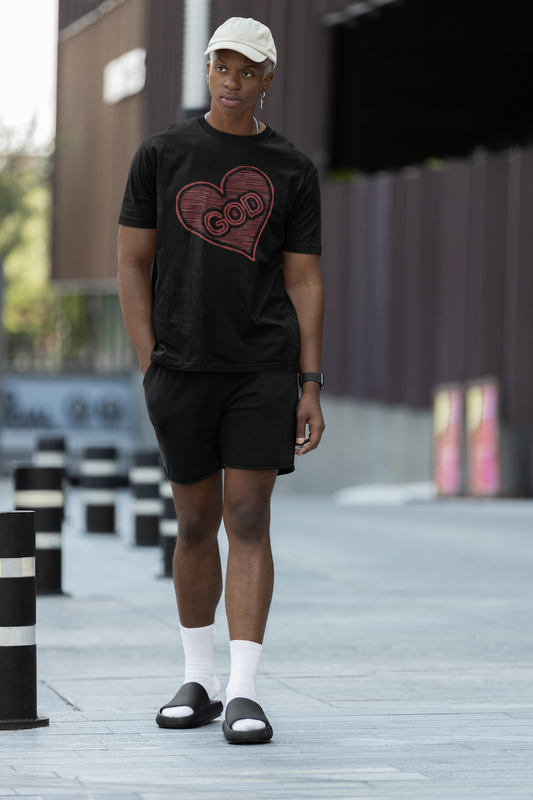 GOD Sketch Short Sleeve T-Shirt| Sketch Graphic Design