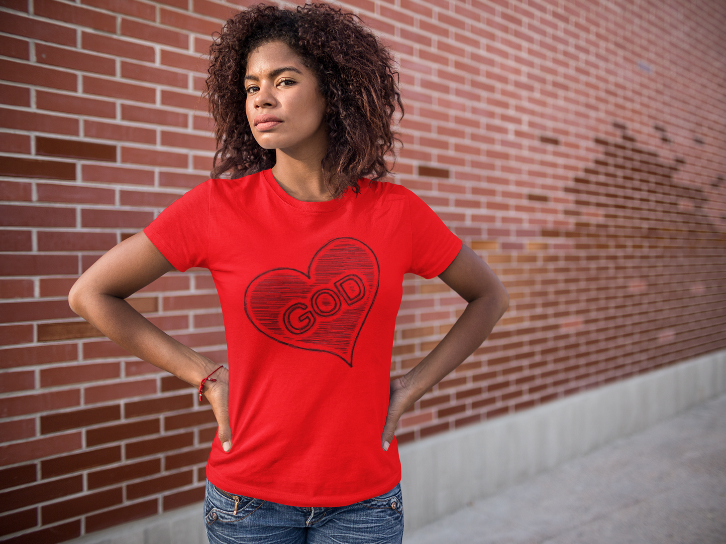 GOD Sketch Short Sleeve T-Shirt| Sketch Graphic Design