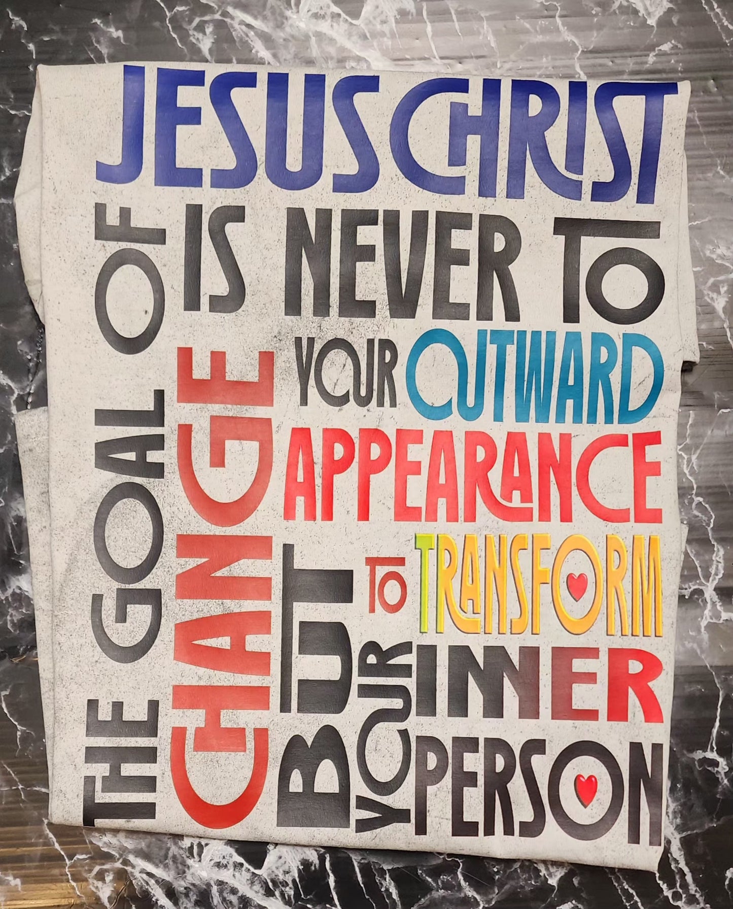 Jesus Goal Color-Blast T-shirt