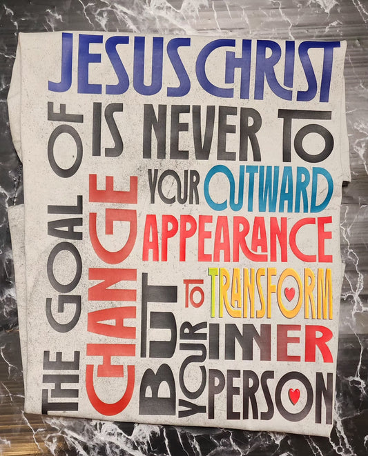 Jesus Goal Color-Blast T-shirt