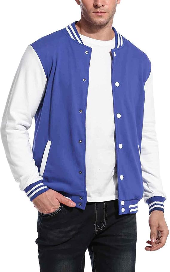 Adult Customized Front & Back  Embroidery Varsity Jacket