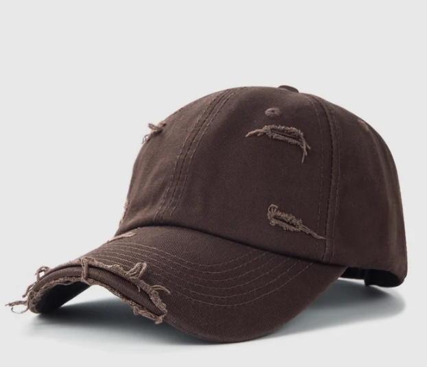 Faith Over Fate Embroidered Washed Distressed Worn Hip-Hop personality Cotton Baseball Cap