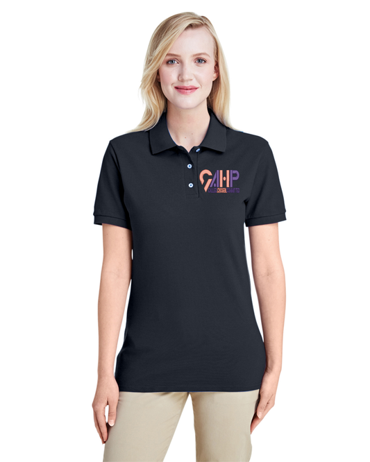 AHPbEmbroidered Women Polo Shirt (Comes Fitted please order 1 size up your regular size)